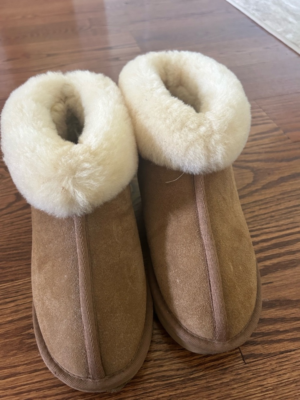 Genuine sheepskin SHEEPZ New Zealand booties size 7